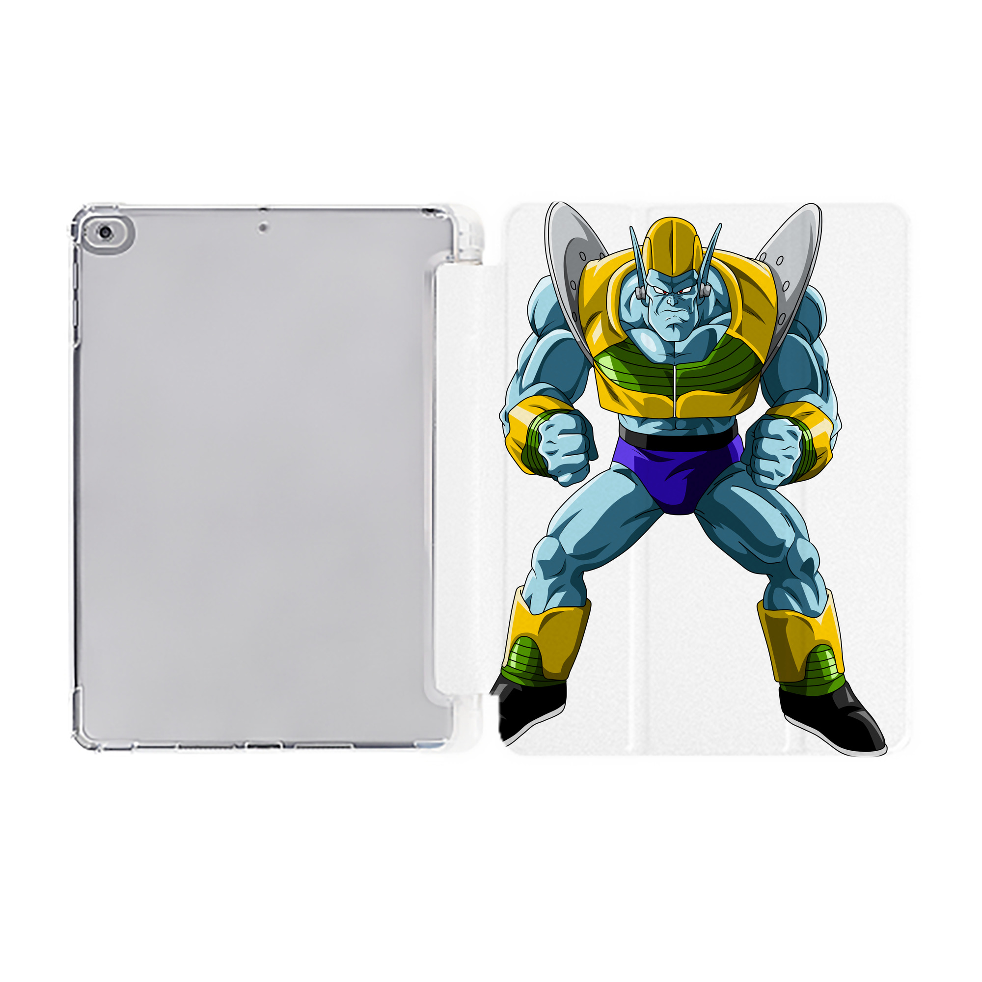 （画像用） ドラゴンボール DRAGON BALL IPad ケース ペン収納付き 三つ折りスタンド PUレザー×シリコン 対応機種9.5/10.5/10.9インチ